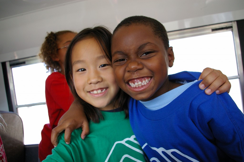 Boys & Girls Clubs Children on a Bus